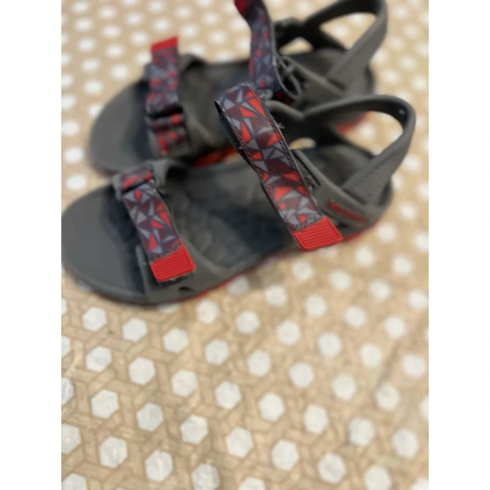 Merrell Hydro Drift Sport Sandals Boy's  Size‎ 12 Grey/ Camo Strap Shoes